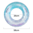 thumbnail image 2 of Anillo de natación inflable de PVC estrellado con lentejuelas-70cm Adepaton CPB-DE-WX362-2, 2 of 5