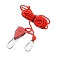 thumbnail image 4 of S SERENABLE Accroche-Corde 12 Pi Robuste avec Cliquet et Sangle de Retenue pour Gazebo, Plein Air, Randonnée, Rouge, 4 of 9