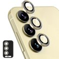 thumbnail image 1 of For Samsung Galaxy S25 ENKAY Hat-Prince Camera Lens Protector Metal Ring Lens Film - Grey, 1 of 5