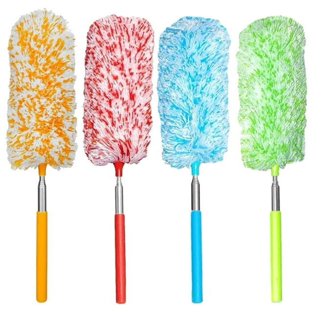 TIELUTT Home Use Microfiber Hand Extended Duster for Daily Cleaning Cleaning High Ceiling Fan Wall and Baseboard Mop Extension Pole Extension Pole for Painting Baseboard Radiator Cover Parts Swifter
