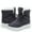 Gray, variant on Winter Snow Boots Waterproof Ankle-High Booties, Medium, Low Heel, Flat Toe, Black, Size 7-10