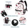 thumbnail image 3 of Valentine's Day Love Cute Bag Diaper Backpack Baby Cushion Backpack Backpack for School Teens with Adjustable Strap and Large Capacity, Printed Design, 3 of 6
