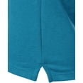 thumbnail image 4 of A2Y Women's Basic Casual Essentials 4-Button Junior-Fit PK Cotton Pique Polo Shirt Turquoise S, 4 of 6