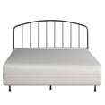 thumbnail image 6 of Hillsdale Furniture Tolland Arched Spindle Satin Black Metal Headboard with Full/Queen Bed Frame, 6 of 7