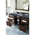 thumbnail image 3 of James Martin Vanities 60" Burnished Mahogany Single Vanity w/ 3 CM Charcoal Soapstone Quartz Top, 3 of 5