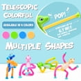 thumbnail image 3 of Juguetes inquietos con forma de dinosaurio con ventosa telescópica, 8 unidades, de Yrissmiss, 3 of 6