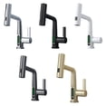thumbnail image 2 of Maytalsory Liftable Kitchen Faucet With 3 Water Flow Modes For Hotel LED Temperature White, 2 of 6