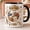 Black, variant on LANG ECOMMERCE Custom Name Mug Boho Knitting Ceramic Coffee Cup for Knitters