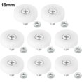 thumbnail image 1 of 8 Roues de Remplacement pour Roulettes en Plastique avec Écrous, 1 of 1