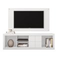 thumbnail image 1 of Mesa de TV BERTOLINI CEDRO BLANCO con Panel Moderno Contemporáneo Para Pantalla hasta 65 pulgadas, 1 of 6