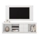 thumbnail image 1 of Mesa de TV BERTOLINI CEDRO BLANCO con Panel Moderno Contemporáneo Para Pantalla hasta 65 pulgadas, 1 of 6