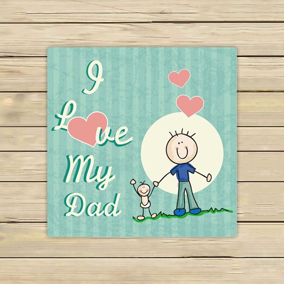 ABPHQTO Fathers Day Towels Beach Bath Pool Sprot Travel Hand Spa Towel 13x13 Inch