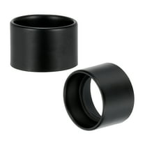 Uxcell Light Socket Shade Ring, 35 mm Metal Hanging Lamp Holder Parts, Black 2Pcs