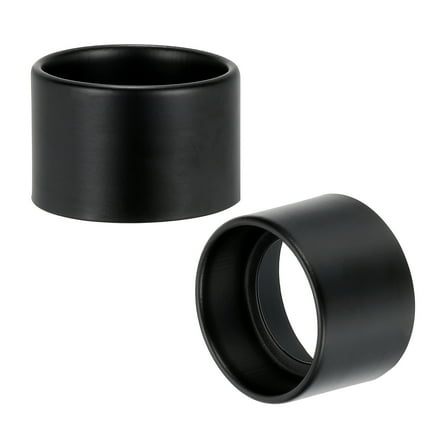 Uxcell Light Socket Shade Ring, 35 mm Metal Hanging Lamp Holder Parts, Black 2Pcs