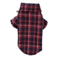 thumbnail image 2 of Dream Lifestyle Pet Clothes Plaid Pattern Dress-up Fashion Soft Adorable Lapel Collar Breathable Lovely Pet Sweatshirt Costume for Outdoor, 2 of 8