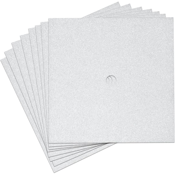 Gift Boutique 2 Pieces Graduation Cap Decorations White Glitter Background Grad Caps Topper Blank Base Graduate Hat Decoration Do It Yourself Crafts Party Supplies with 150 Adhesive Sticky Dots