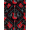 Red Black White, Pattern 1, variant on ODIKA 8'x10' Washable Area Rug Durable, Non-Slip Red Black Guitar Music Print Record Vinyl Themed Electric with Treble Clefs for Living Room, Under Sectional, Family