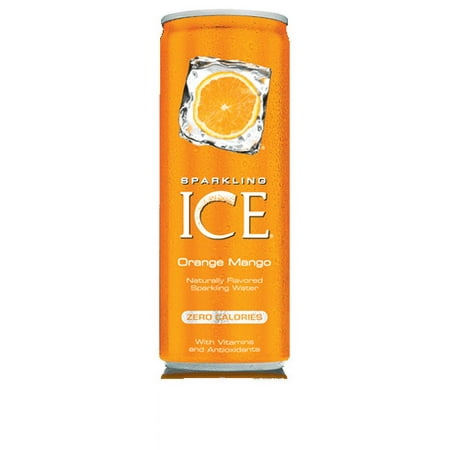 Sparkling Ice Naturally Flavored Sparkling Water, Orange Mango, 8 Fl Oz, 24 Count