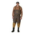 thumbnail image 4 of Frogg Toggs Grand Refuge Hunter Men’s Bootfoot Chest Waders with Integrated Thinsulate Waterproof Boots, Brown, Size 7, 4 of 7