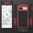thumbnail image 4 of LeYi for Google Pixel 7 Case with 2 Pack Screen Protectors, 4 Corners with Airbags, Non-Slip Textured Grip Bumper Support Wireless Charging Military Drop Resistant Pixel 7 Case - Red, 4 of 9