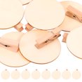 thumbnail image 4 of 20pcs en Bois Mini Clips Mini Message Signes Pinces Clips Vierges Bricolage Clips d'Artisanat, 4 of 9