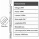 thumbnail image 4 of R7S Halogen Bulb 118mm 200W 230V Dimmable, Pack of 10 for R7S Base Spotlights and Floodlights, 4 of 5