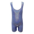 thumbnail image 4 of Girls Sequin Tank Bodysuit With Shorts Sleeveless Leotard Dance Gymnastics Performance Stretch Fit Activewear Clothes, 4 of 4