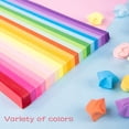thumbnail image 5 of 2060 Hojas de Papel de de Estrella, Tira de Papel de 27 Colores Surtidos, Tiras de Papel de DecoracióN de Color SóLido de de Doble Cara, 5 of 5