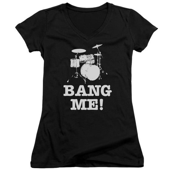 - Bang Me - Juniors Cap Sleeve V-Neck Shirt - XX-Large