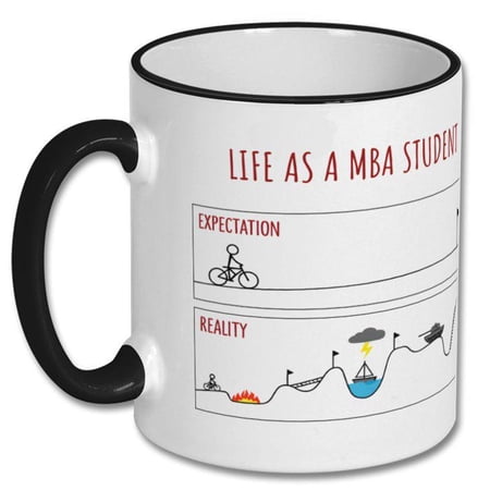 EXPECTATIONS VS REALITY mba student funny gift, mba student gift, mba student mug, mba student coffee mug, gifts for mba students