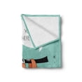 thumbnail image 2 of Animal Soft Flannel Fleece Throw Blanket, Cartoon Design Print Sloth a Flirty Words So You Come Here Often Color Image, Cozy Plush for Indoor and Outdoor Use, 70" x 90", Multicolor, by Ambesonne, 2 of 6