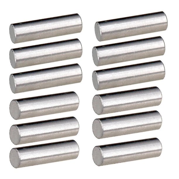 12 piezas Alnico 5 Humer Pickup Polepiece Slug Rods 15mm para eléctrico