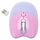 thumbnail image 4 of Ratón inalámbrico BT5.1 o 2,4 GHz con clic silencioso y DPI ajustable, modo de suspensión automática, para oficina, para niñas, familias, escuelas, cafeterías, color morado, 4 of 5