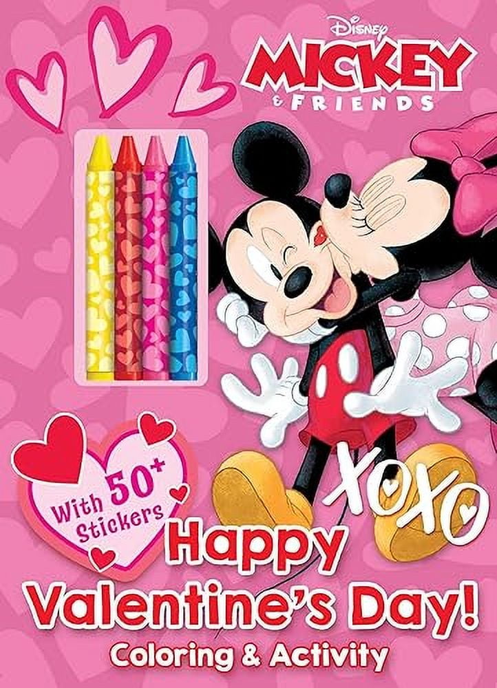 Color & Activity with Crayons Disney Mickey Mouse: Happy