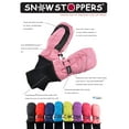 thumbnail image 4 of SnowStoppers Original Kids Winter Mittens (Pink, Small), 4 of 4