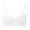 A31-White, variant on Womens Wireless Jelly Bra Supportive Seamless Bras Full Coverage Push Up Comfortable No Underwire Tshirt Bras(White,75B)