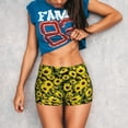 thumbnail image 3 of Naloa Sunflowers In Vintage Biker Shorts for Women Seamless Scrunch Short Women’s Yoga Shorts for Gym Running Sport Shorts - Medium, 3 of 9