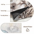 thumbnail image 6 of Vintage Poppy 2x3 Area Rugs for Living Room, Blue Flowers Plant Non Slip Floor Mat Washable Low-Profile Indoor Carpet for Bedroom, Dining Room, Bathroom, 6 of 9