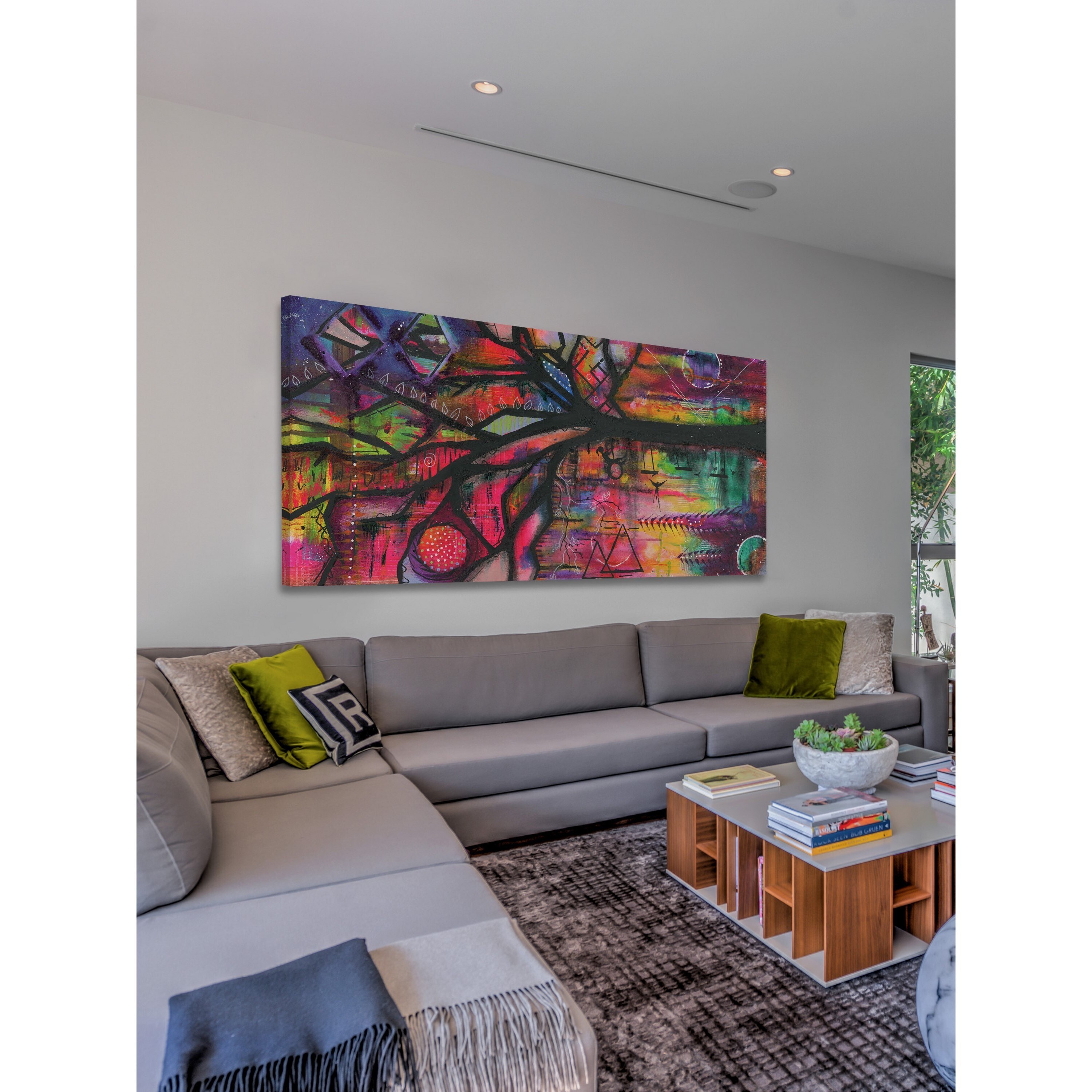 "In the Trees" Painting Print on Wrapped Canvas