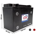 thumbnail image 2 of Lth Tx6-5L-B 12V 6.5Ah Bci para Moto, 2 of 5