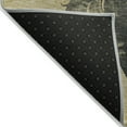 thumbnail image 4 of HomeRoots 618649 3 x 5 ft. Gold & Charcoal Horse Washable Indoor & Outdoor Rectangle Area Rug, 4 of 5