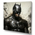 thumbnail image 2 of Designart "Minimalist Depiction Of Superheroes In Darkness II" Superheros Wall Art Prints, 2 of 7