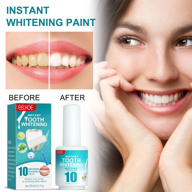 Tooth Paint, Tooth Polish Uptight White, Instant Whitening Paint for Teeth 0.5 fl.oz