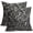 Black, variant on Sage Green Floral Pillow Covers 20x20 Set of 2 Botanical Print Vintage Spring Flower Plant Cream Decorative Throw Pillow Cases Outdoor Farmhouse Cushion Covers Decor for Sofa Couch Bed