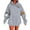 #350-Gray, variant on Neewe Women's Hoodies Sweatshirts Cute Long Sleeve Tops Loose Fleece Pullover Shirts with Pocket