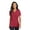 Red, variant on Port Authority L568 Women Cotton Touch Performance Polo Shirt