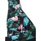 thumbnail image 5 of Traje De BañO Para Mujer Bikini Sin Mangas Estampado De Costura Costura Sin Espalda Traje De BañO Con Volantes XBTCLXEBCO Verde Negro;S, 5 of 6