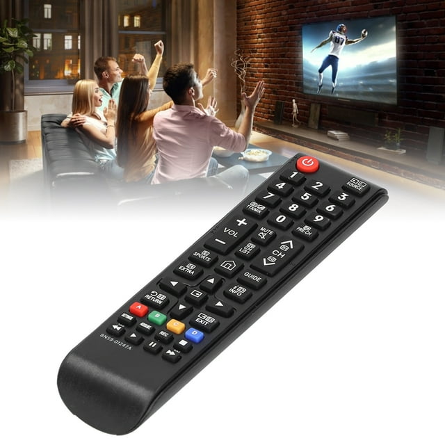 Dispositivo De Control De TV, Control Remoto De TV Portátil ABS Negro Duradero Resistente Al Desgaste Para UE55KU6500U UA78KS9500W