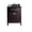 Brown, variant on 24 Inch Single Sink Espresso Cabinet Bathroom Vanity With Black Wood Countertop - Laviva