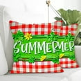 thumbnail image 5 of Clearance Under $5 Boovnll Throw Pillow Covers, Modern Stylish Soft & Cozy, Linen Watermelon Printing Pillow Covers 18x18" for Home, Living Room, Bedroom, Sofa, Couch, Home Decor, Pillow Covers, 5 of 5